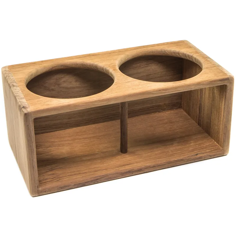 Get Yours Teak Two Drink Rack