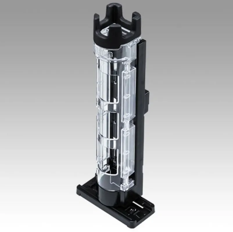 Meiho BM-250 Light Rod-Holder (50 x 54 x 283 mm) Clear Black (6082) Direct From Factory
