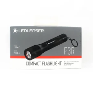 Ledlenser P3R Flashlight 200 Lumens 130m 41g Rechargable Black (7259) Premium