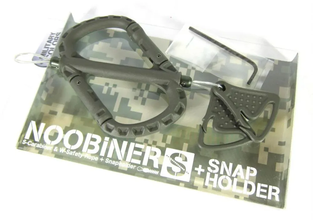 Sale Daiichi 32139 Noobiner S Carabiner Safety Rope with Snap Holder Grn (
