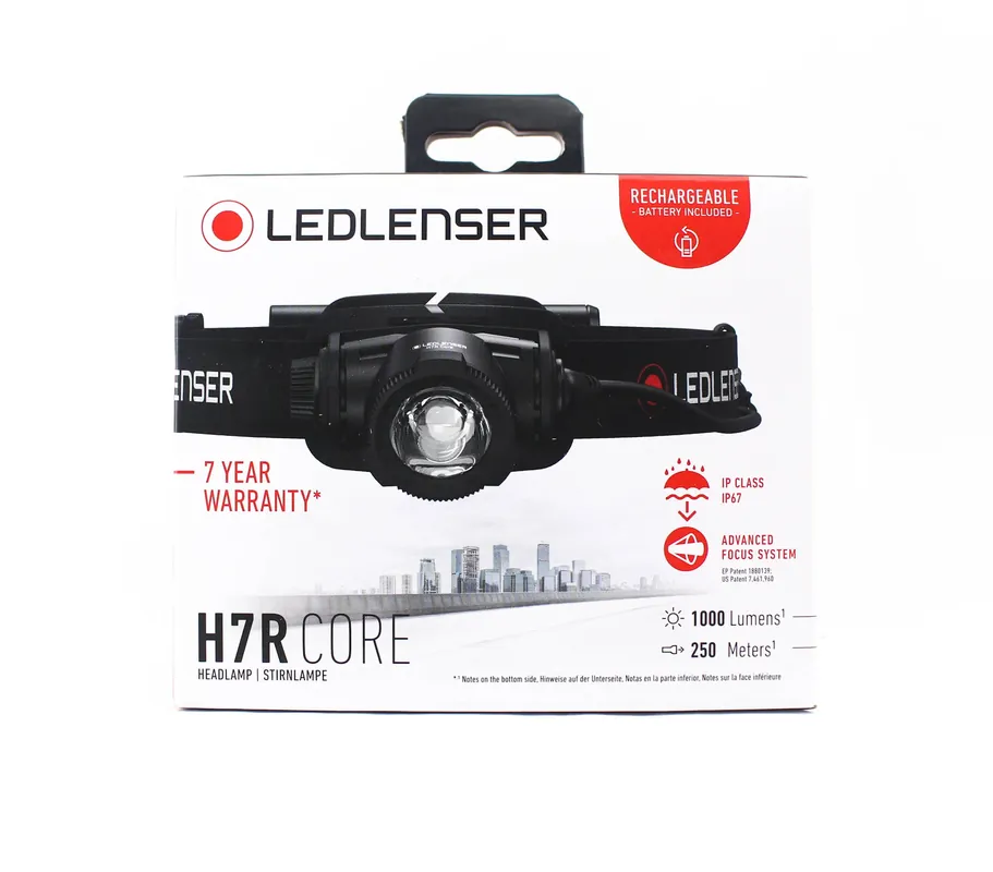 In Demand Ledlenser H7R Core Headlamp 1000 Lumens 250m IP67 259g Rechargeable (0