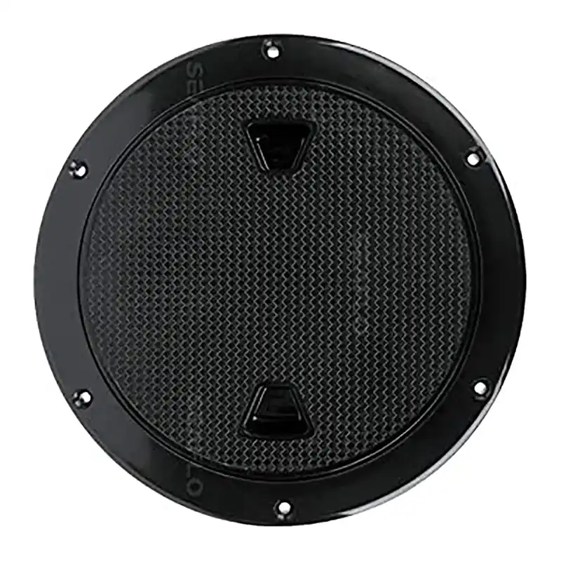 6" Screw-In Deck Plate -Black Brand New