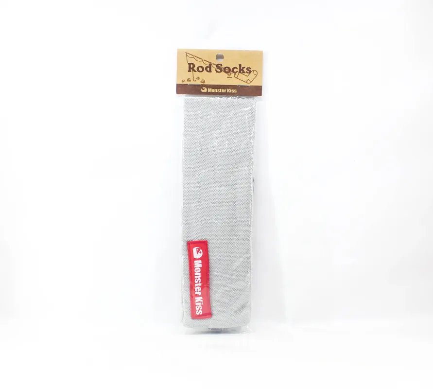 Monster Kiss Rod Sock Cover 450 x 60mm Gray (1472) One Day Deal