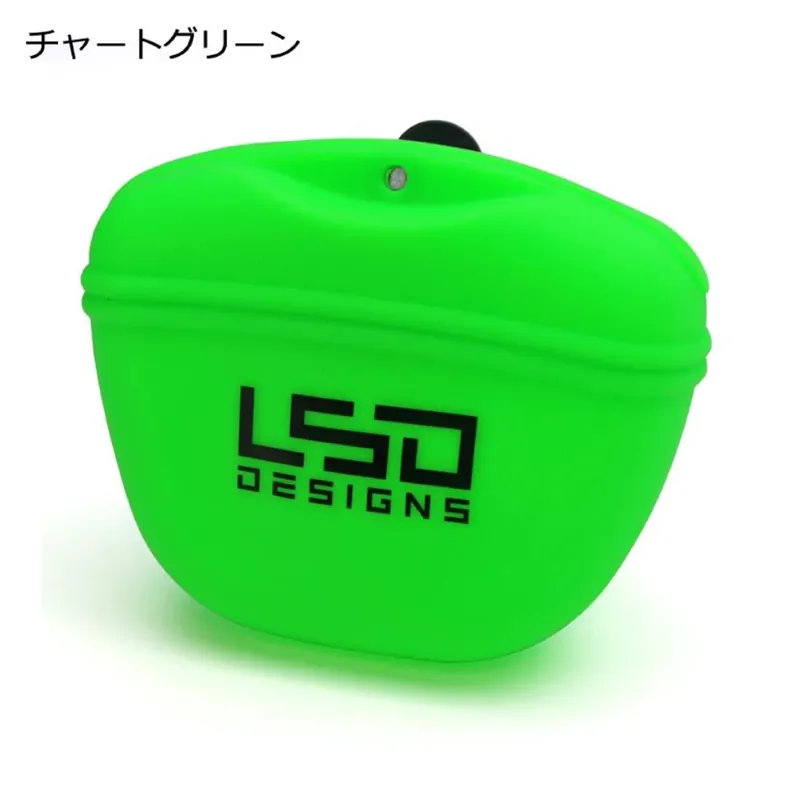 Brand New LSD Kuzu Pouch Silicon Clip on 11.5 x 13.5 cm Chart Green (9346)