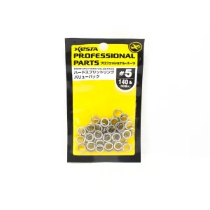 Xesta Hard Split Rings Value Pack Yellow Package Size 5, 50 pieces (72 Today Only