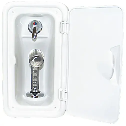 Free Returns Vertical Shower Box - Chrome Sprayer