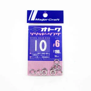 Same Day Shipping Major Craft Otoku Solid Rings Size 6 (2929)