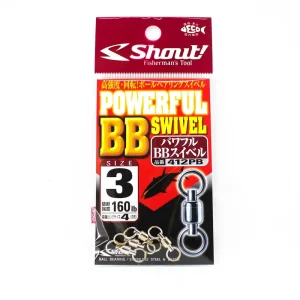 Shout 412-PB Powerful BB Swivel for Jigging Size 3 (1931) Grab Now