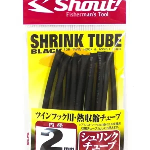 Shout 427-ST Shrink Tube for Assist hook Black 2mm , 100cm (9140) Seasonal Sale