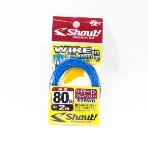 Shout 428-WB Assist P.E Line Wire In 80lb 2 meters (0042) Hassle-Free Returns