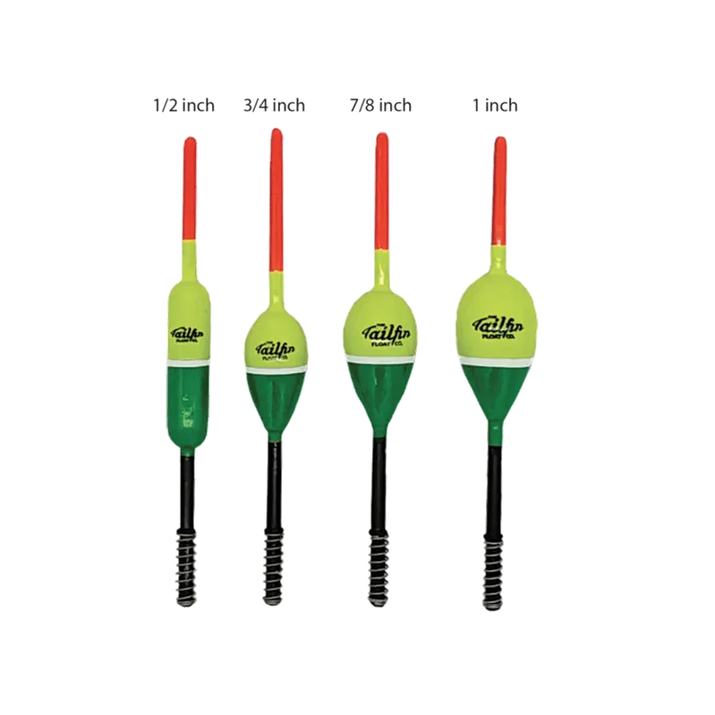 Deal TAILFIN SPORTS STANDARD PENCIL SPRING FLOAT BOBBER 1/2 IN