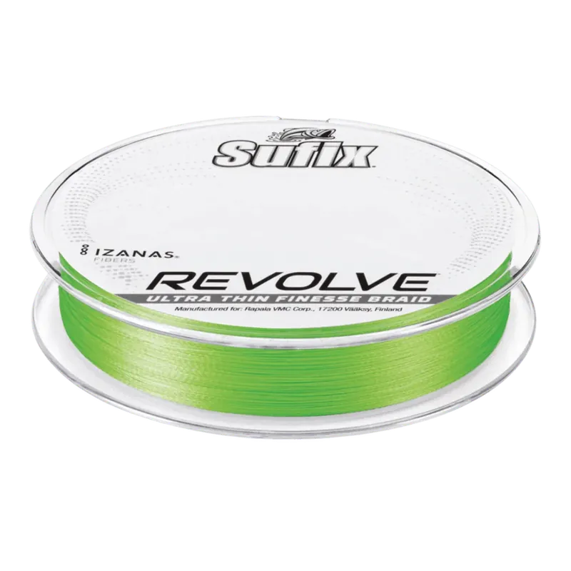 Hot Picks SUFIX REVOLVE FISHING BRAID 200YD - NEON LIME