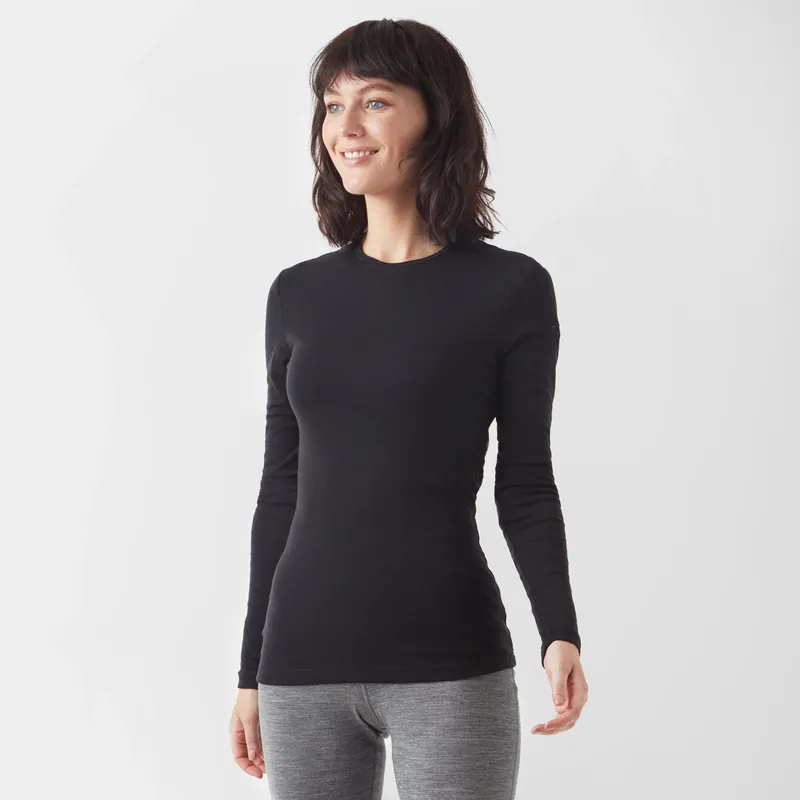 Icebreaker Women‘s Everyday Long Sleeve Merino Crew Neck Top Hot Picks
