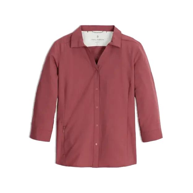 ROYAL ROBBINS WOMEN‘S EXPEDITION PRO 3/4 SLEEVE - WILD RHUBARB Trending
