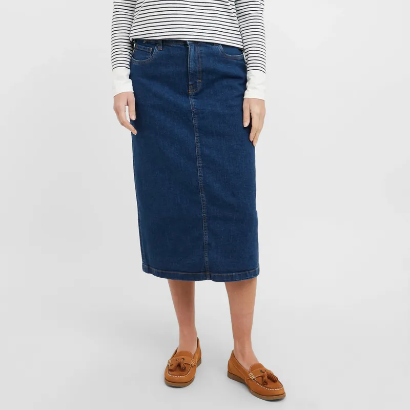 Buy Today Crew Clothing Women’s Mia Denim Midi Skirt