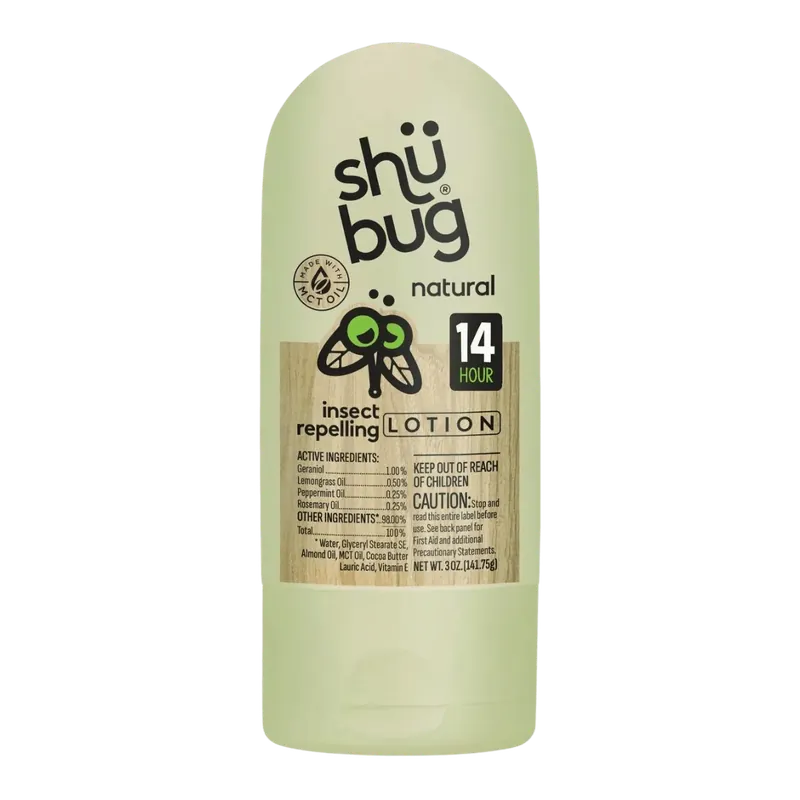 SHUBUG NATURAL REPELLENT LOTION 3 OZ Crafted