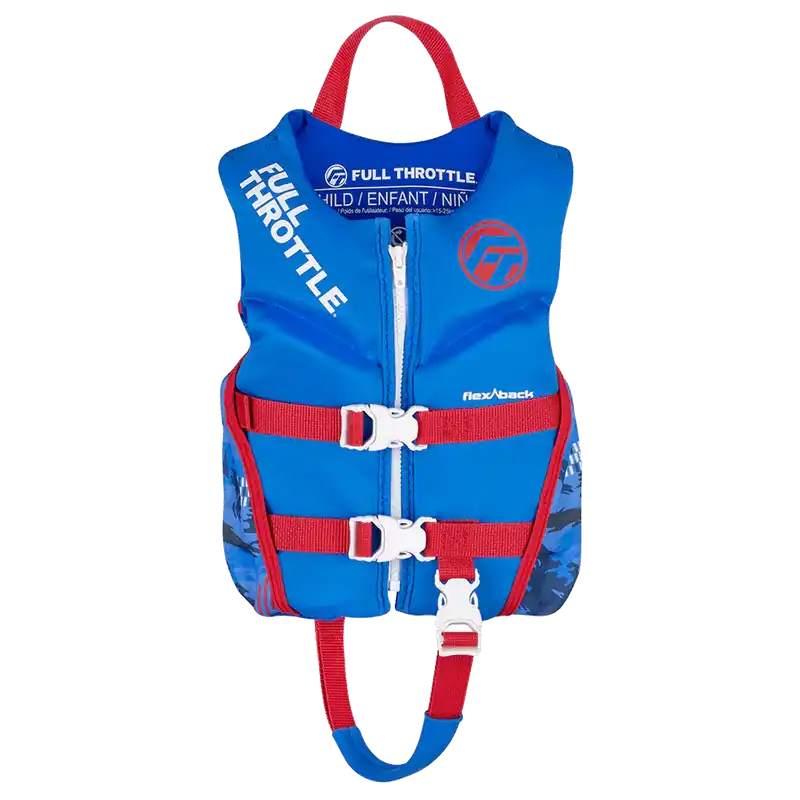 FULL THROTTLE CHILD RAPID-DRY FLEX-BACK LIFE JACKET New Release