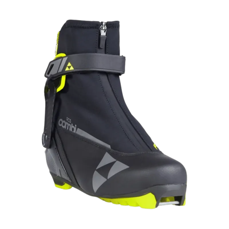 Certified FISCHER SKI RC5 COMBI BOOTS 22/23 - BLACK/YELLOW