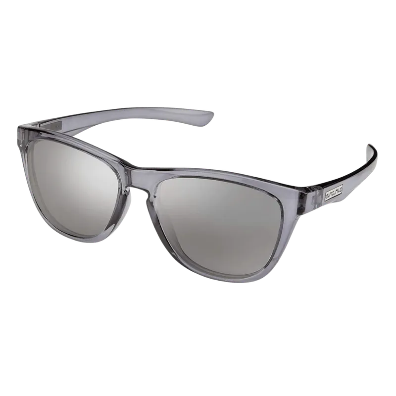 SUNCLOUD TOPSAIL SUNGLASSES - CRYSTAL SILVER BACK PAINT New Arrival
