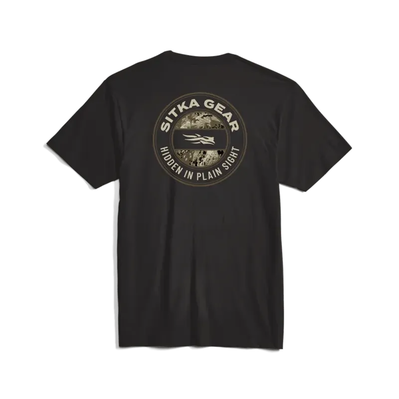 Certified SITKA HIDDEN OPTIFADE TEE BLACK SUBALPINE