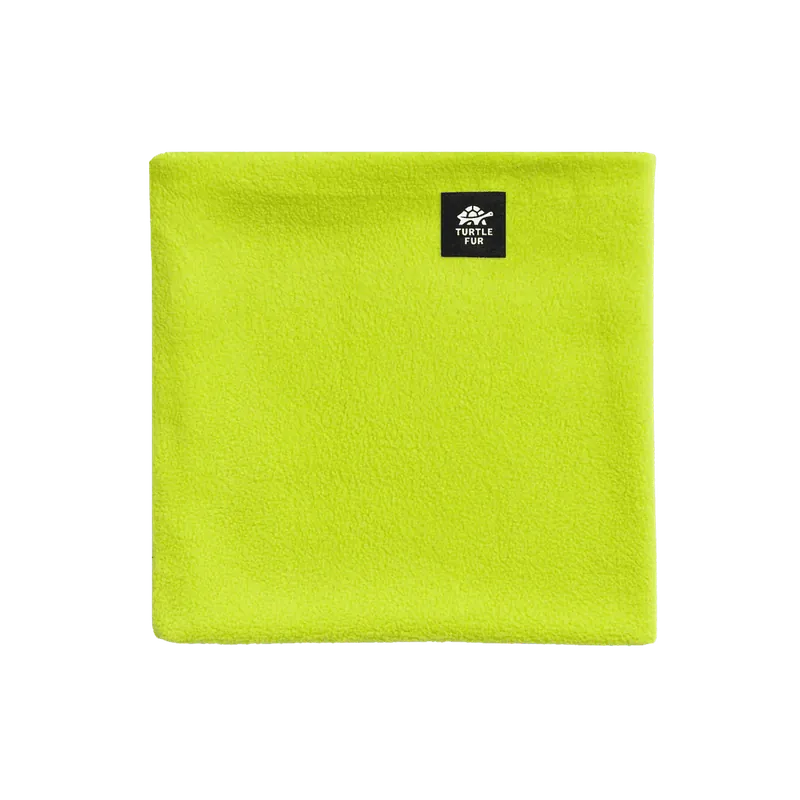 Buy Direct TURTLE FUR KID CHELONIA 150 FLEECE DOUBLE LAYER NECK WARMER - BRIGHT LIME