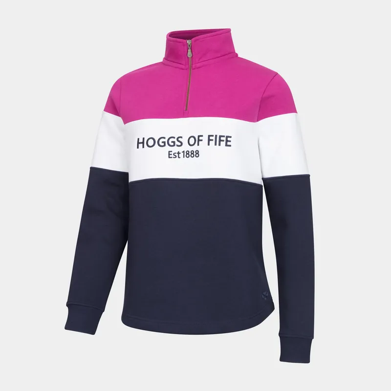 One Day Deal Hoggs of Fife Women’s Dumfries 1888 1/4 Zip Sweatshirt