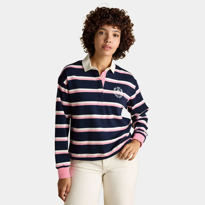 Joules Women‘s Lara Striped Rugby Shirt Place Order