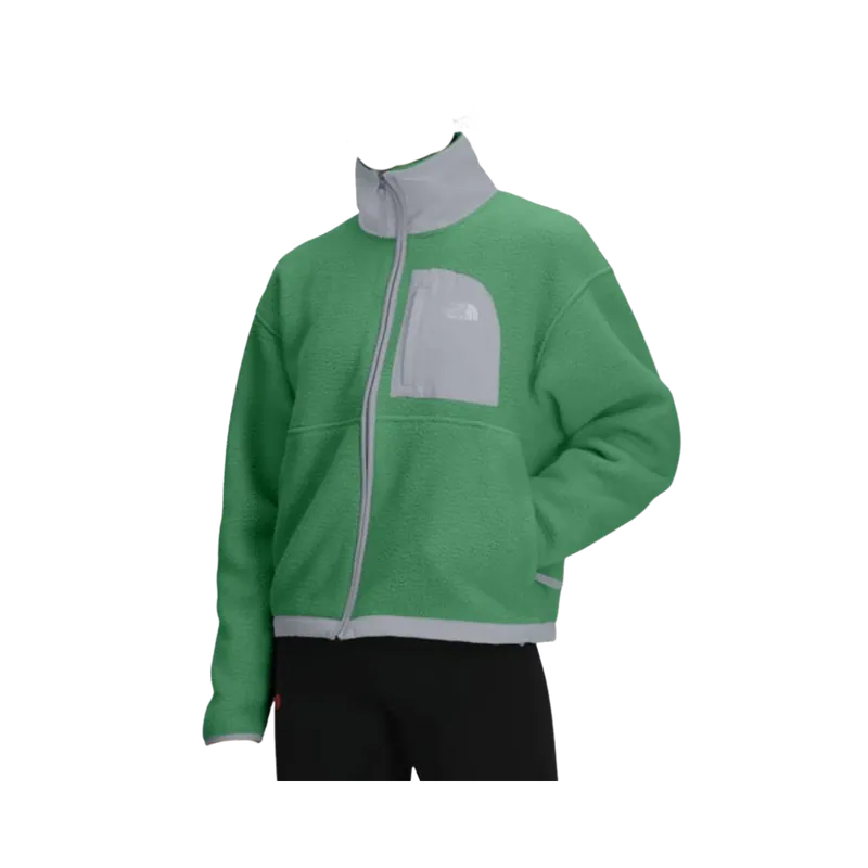 NORTH FACE WOMEN‘S YUMIORI OFF PEAK RELAXED FIT FULL ZIP JACKET - NEBULA GREEN/BLUE FLAX Brand New
