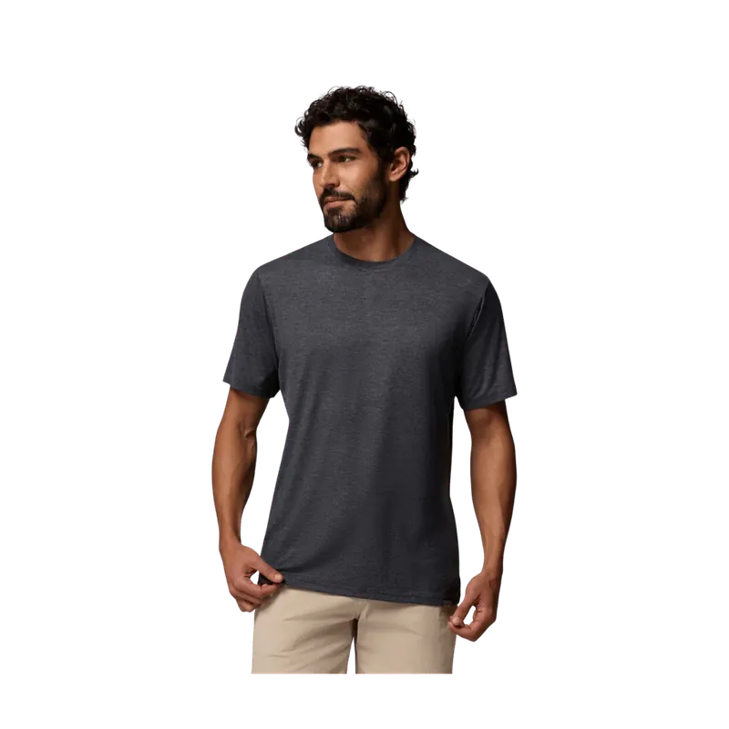 Last Chance COLUMBIA MEN‘S CSC SOFT STRETCH SS TEE - SHARK HEATHER