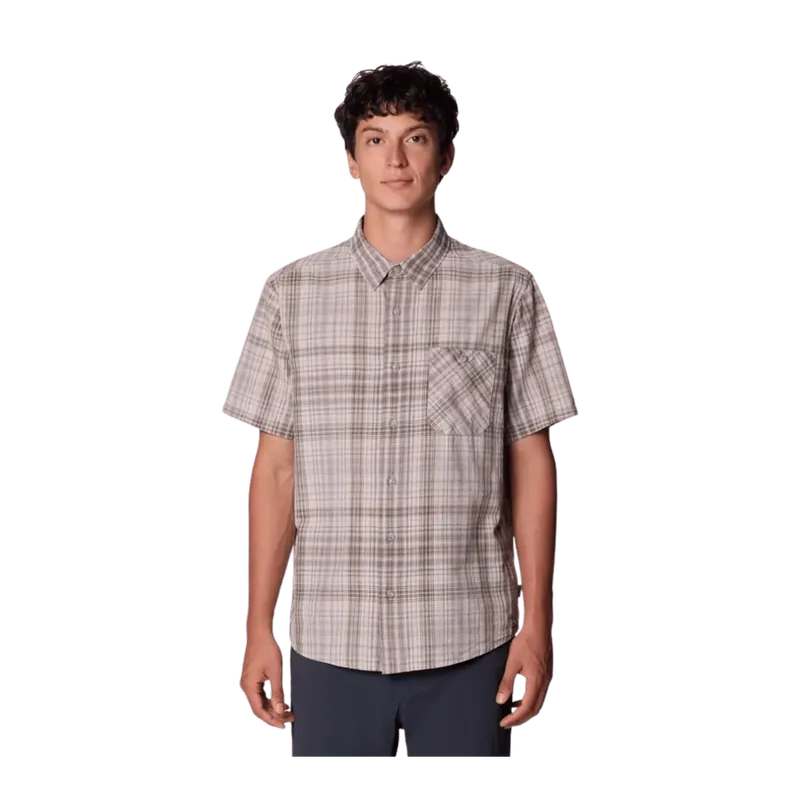Limited Offer MOUNTAIN HARDWEAR MEN‘S COTTONWOOD LITE SS SHIRT - CITY FOG FRICTI