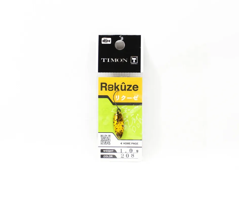 Jackall Timon Rekuze Trout Spoon 1.0 grams 208 Genki Hatsuratsu (6155) Special Discount