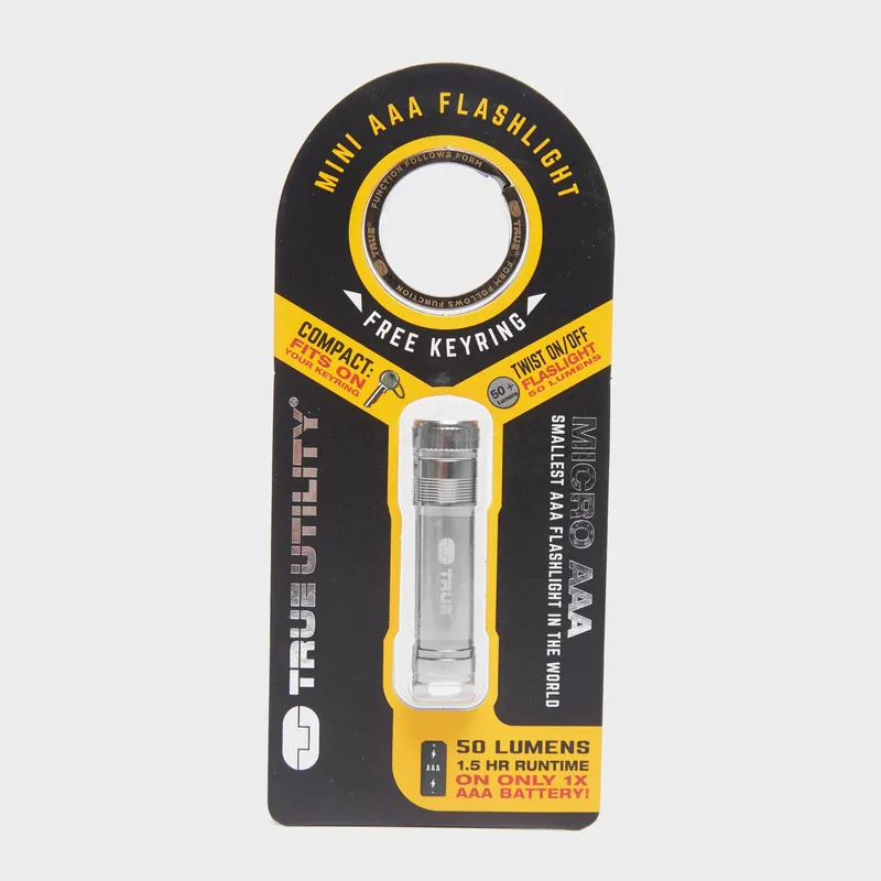 True Utility Micro AAA LED Flashlight Time-Limited